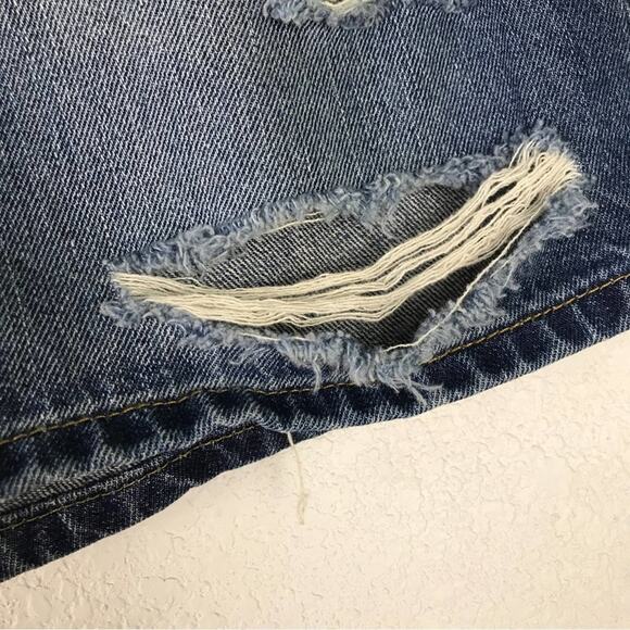 NWT Joe's Jeans Distressed Ryla Festival Summer Mid-High Rise Denim Shorts 26 - Picture 10 of 12